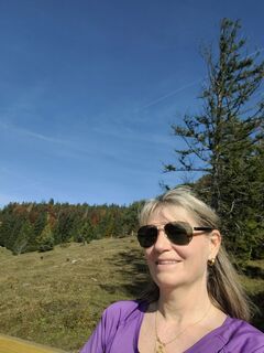 Foto de Alexandra Kaufmann a lo largo del recorrido