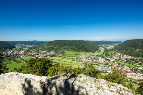 Ausblick von der Hiltenburg