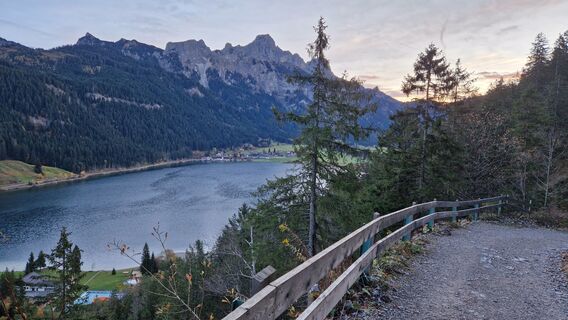 Aufstieg vom Haldensee