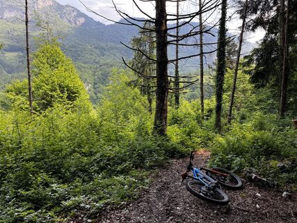 Photo de Stefano “Iddo” le long du parcours