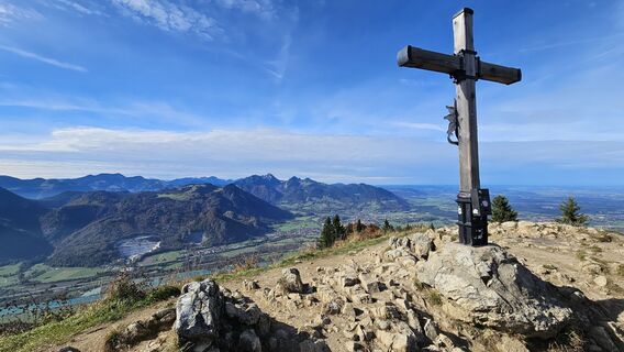 Photo de Christian Thomas le long du parcours