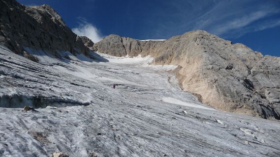 Marmolada Gletscher