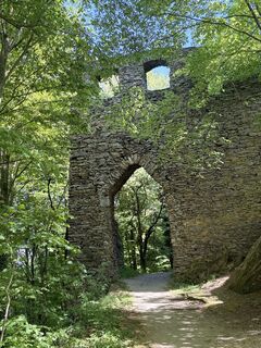 Photo de Elke Lindorfer le long du parcours