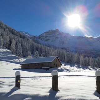 Alp Valüna im Winter