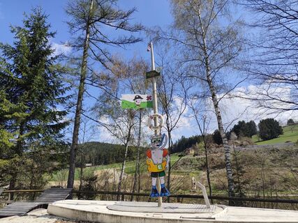 Foto von Barbara Galle entlang der Tour