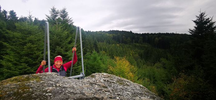 Foto von Klaus Lehner entlang der Tour