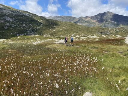 Photo de Marilena Locatelli le long du parcours
