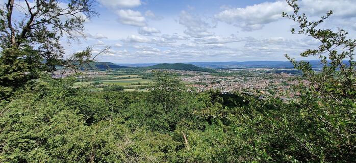 Blick vom Burgberg