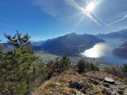Foto de Andreas Stadel a lo largo del recorrido