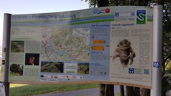 Donausteig Rastplatz "Pfenningberg/Linzblick"