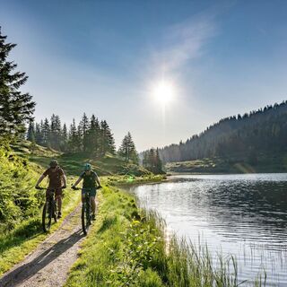 An heissen Tagen sogt der Bergsee für die nötige Abkühlung.