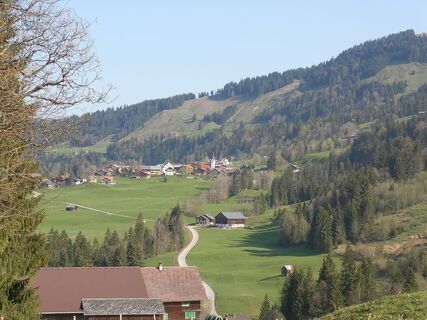 Blick auf Sibratsgfäll