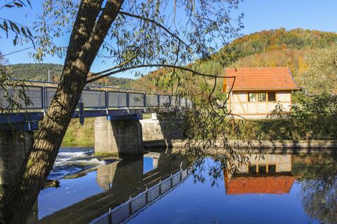 Wässerhäuschen an der Werra