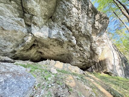 Foto von Herbert Schlager entlang der Tour