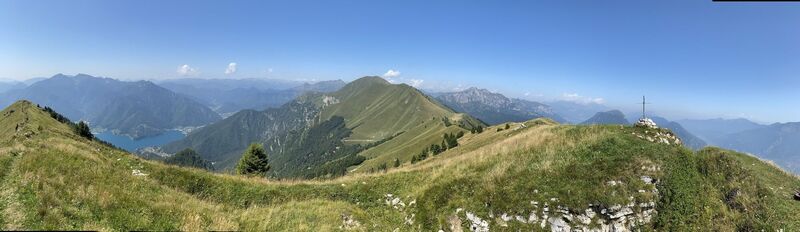 Zdjęcie z Nicola Biancardi wzdłuż trasy