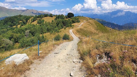 Weg am Monte Croce