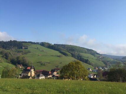 Aussicht in die Dorfmitte Prinzbach