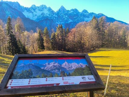 Foto de Darija Forgač a lo largo del recorrido