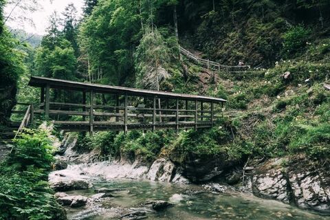 Die "klein Luzern" Brücke im Herzen der Klamm