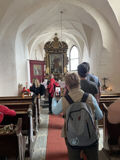 Foto von Bernhard Koller entlang der Tour