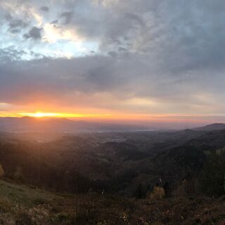 Sonnenuntergang am Drachenfliegerplatz