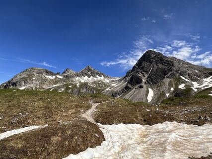 Photo de Norbert Herbig le long du parcours