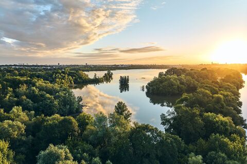 Lac de Maine in Angers