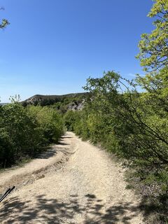 Foto de Lili Bártfai a lo largo del recorrido