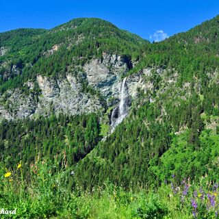 Der höchste Wasserfall des Mölltals ist nicht zu Übersehen und hören. 130 Meter hoch: Der Jungfernsprung!