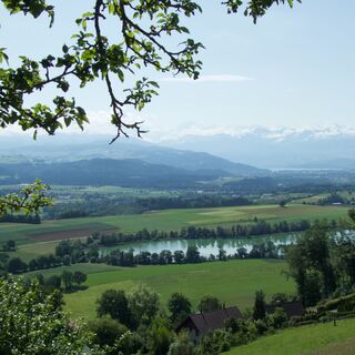 Blick auf Gerzensee - Belpbergroute