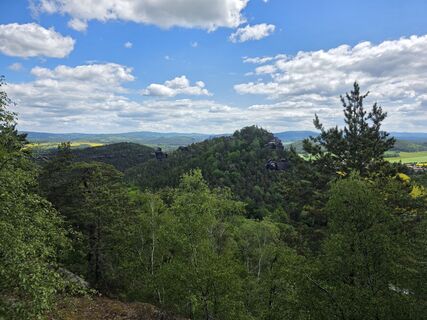 Foto von Peter Griesbach entlang der Tour