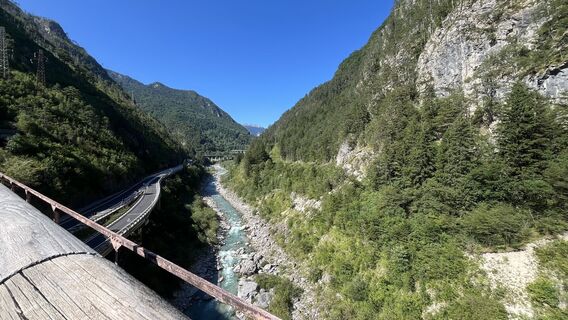Photo de Daniela Brandstetter le long du parcours