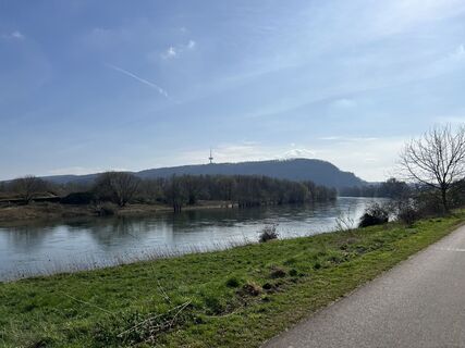 Foto von Andrea Vogt entlang der Tour