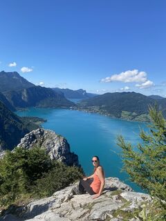 Foto von Karin Kreilinger entlang der Tour
