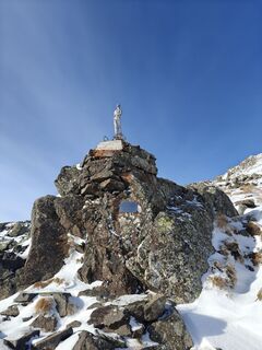 Foto de Luca Sangiorgio a lo largo del recorrido