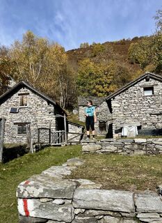 Photo de Aurelian Böhler le long du parcours