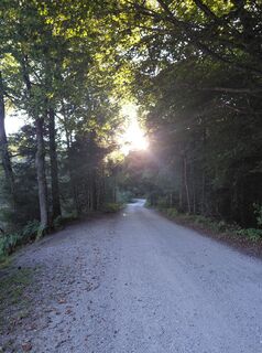 Zdjęcie z Gabi Klammer wzdłuż trasy