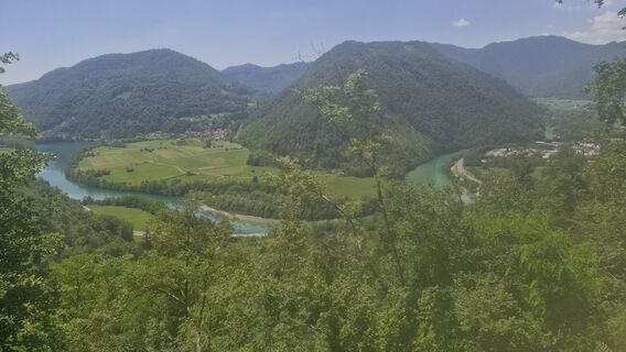 Foto von Štefan Jenko entlang der Tour