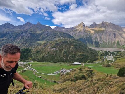 Foto von Adi entlang der Tour