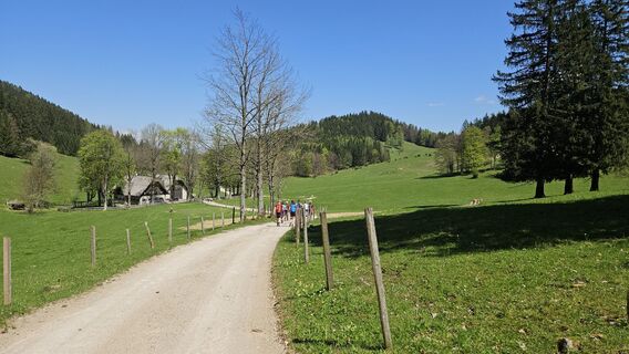 Foto de Peter Prüller a lo largo del recorrido