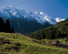 Landschaft bei Gerlos in Tirol.