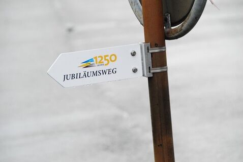 Wegweiser Jubiläumsweg