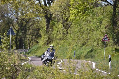 Motorrad fahren im Bliesgau