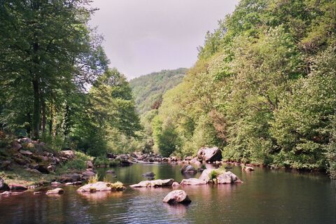 Fluss Agout Brassac