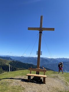 Foto von Margreth Reiter entlang der Tour