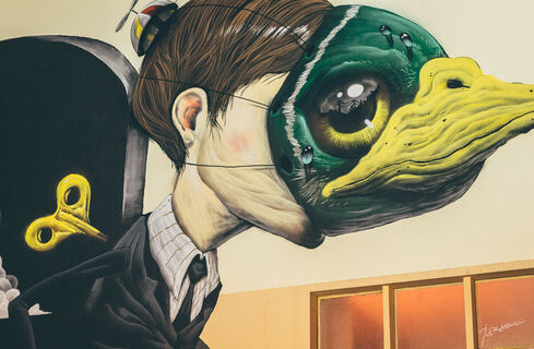 Gimont - Werk "Duck Face" von Veks Van Hilik