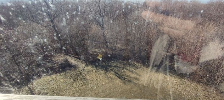 Zdjęcie z Christine Fischer wzdłuż trasy