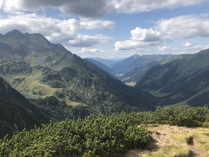 Aussicht von der Hornfeldspitze