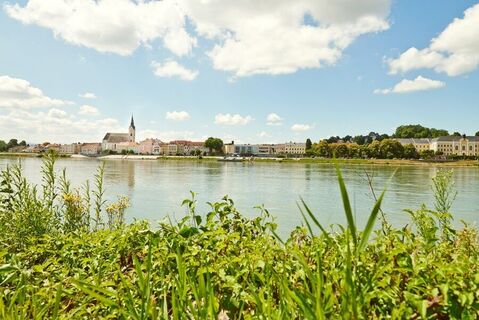 Blick Richtung Ybbs von Persenbeug aus