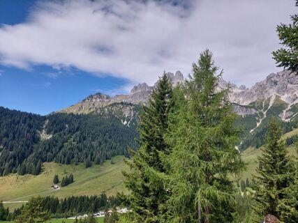 Photo de Andrea Mahringer le long du parcours